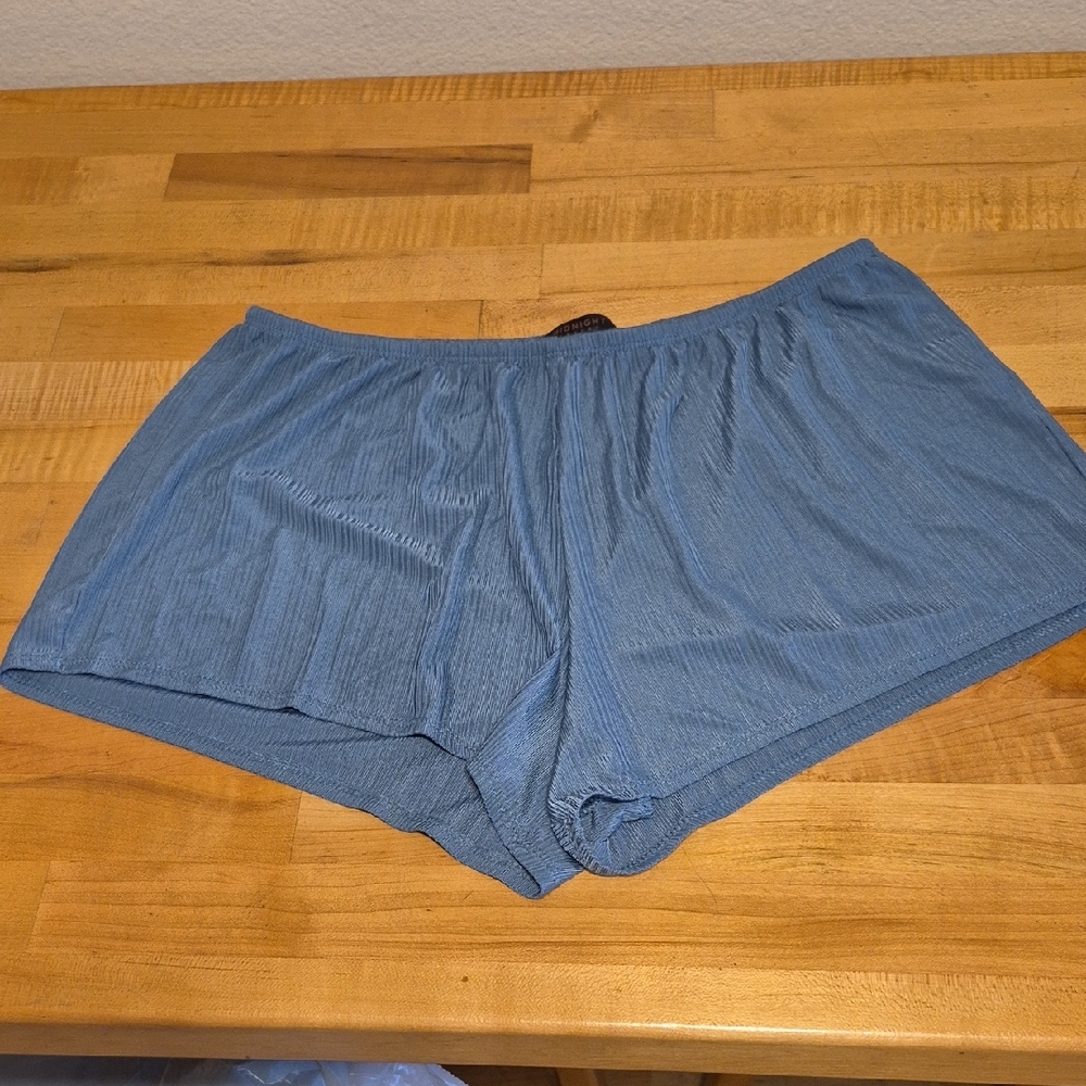 Midnight Bakery Blue Sleeping Shorts Flowy & Light